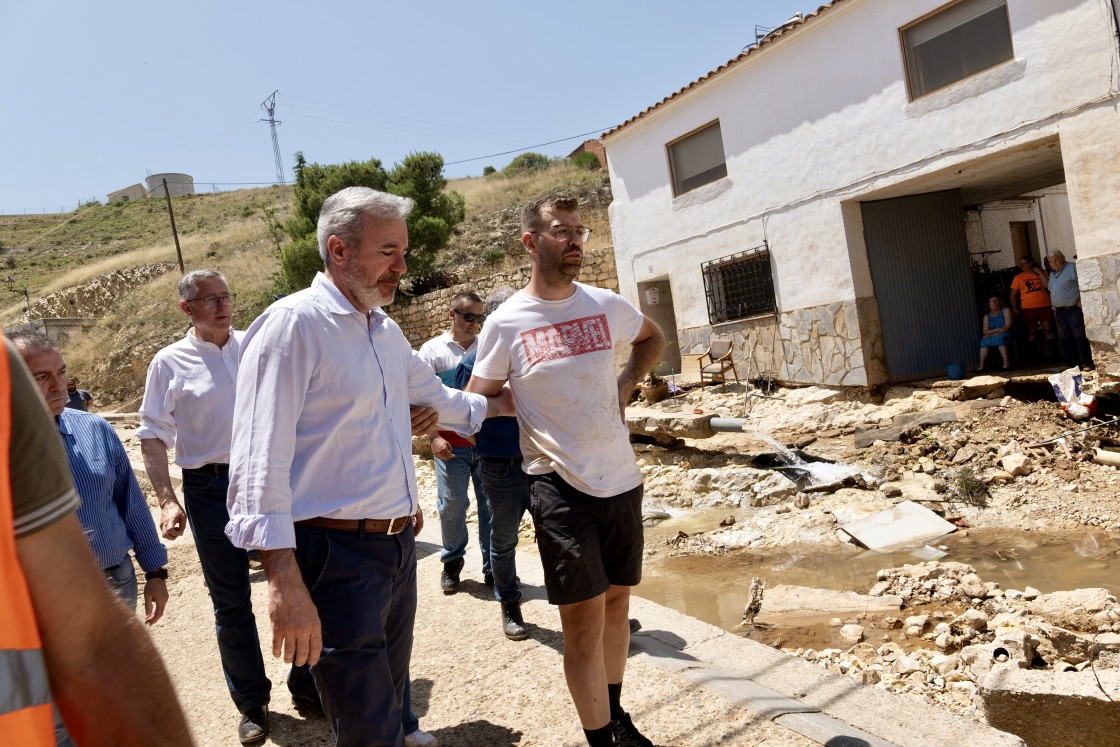 Aragón eleva la alerta para activar la UME en las zonas afectadas por la lluvia