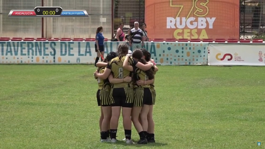 La turolense Ixeya Moreno termina cuarta en la cita nacional de Rugby Seven