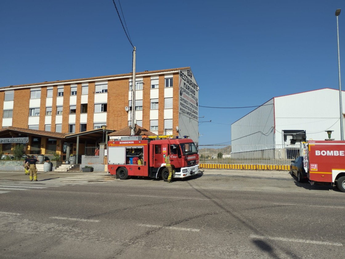 Sofocado el incendio en la cocina de una vivienda en Calamocha sin daños personales