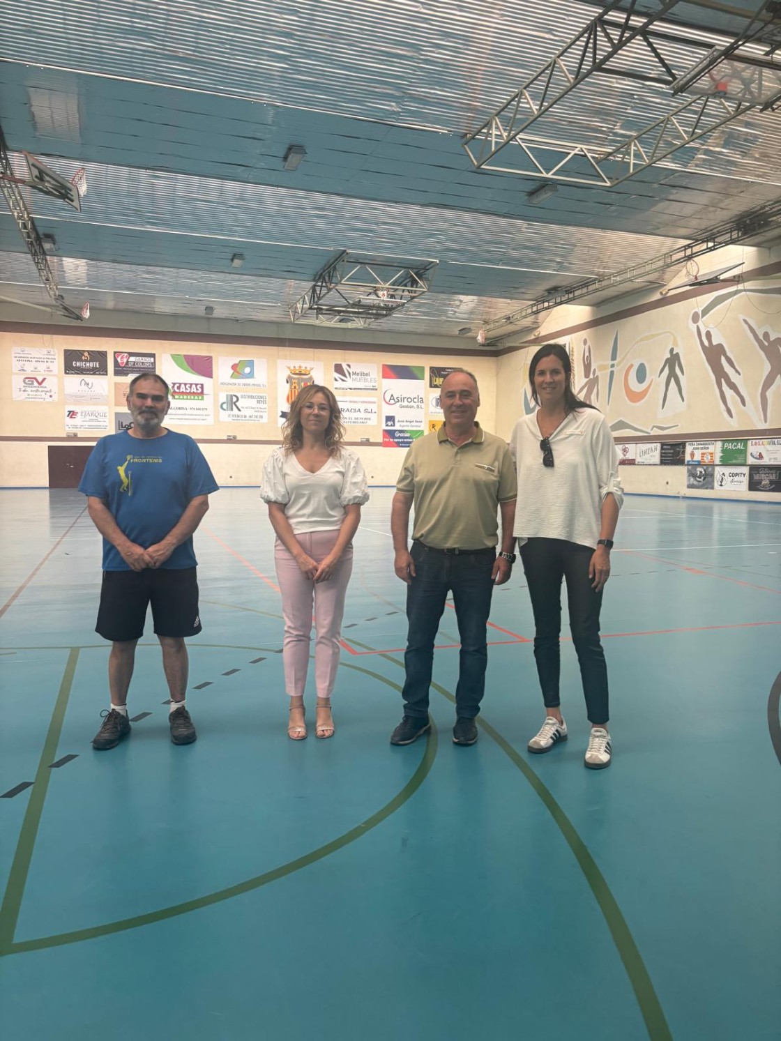 Alcorisa traslada a la DGA sus prioridades deportivas, con la urgencia del gimnasio