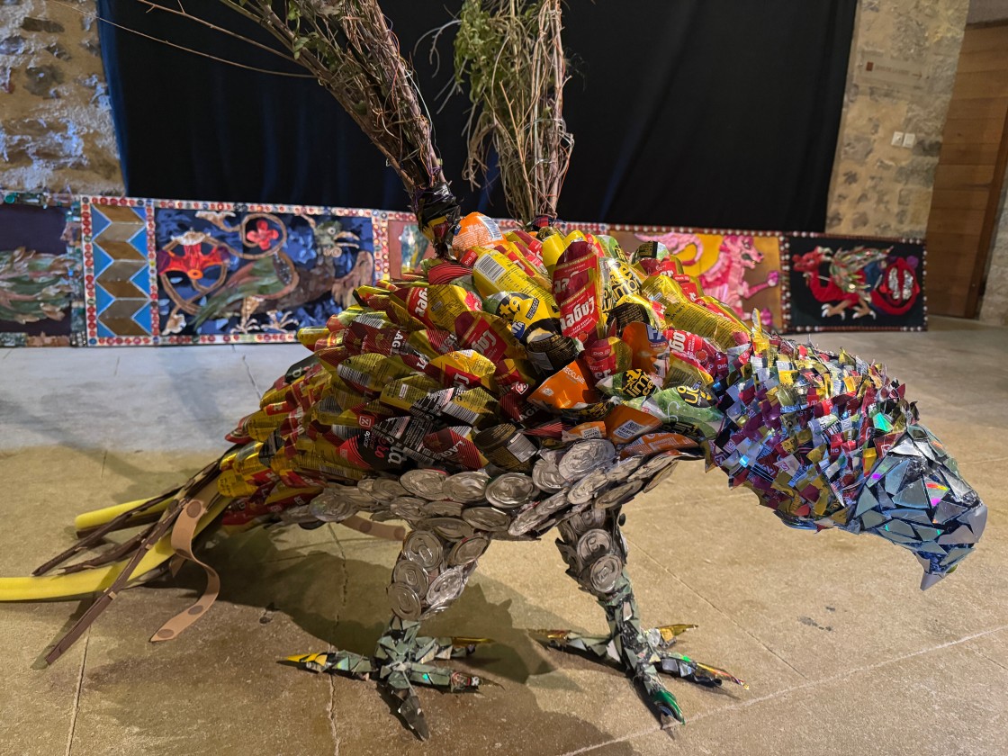 El proyecto turolense de ‘trash-art’ trasciende su conexión portuguesa y llega hasta Francia