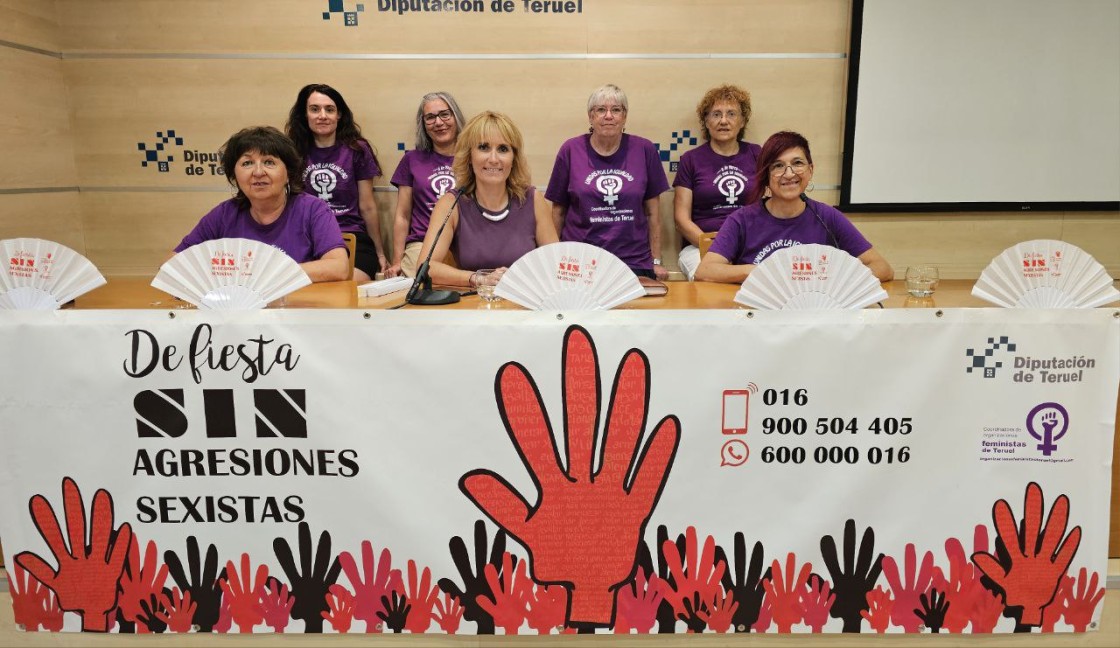 La campaña 'De fiesta, sin agresiones sexistas' regresa a los pueblos turolenses con el respaldo de la Diputación de Teruel