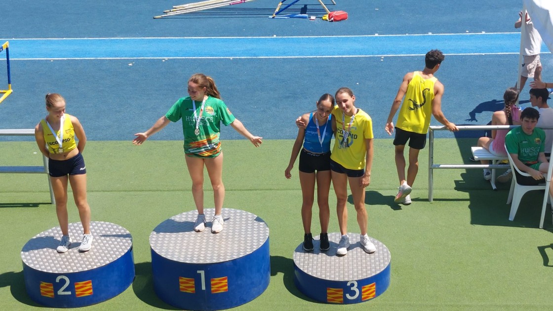 Teruel cosecha éxitos en los Campeonatos de Aragón Absoluto y Sub-16 de atletismo