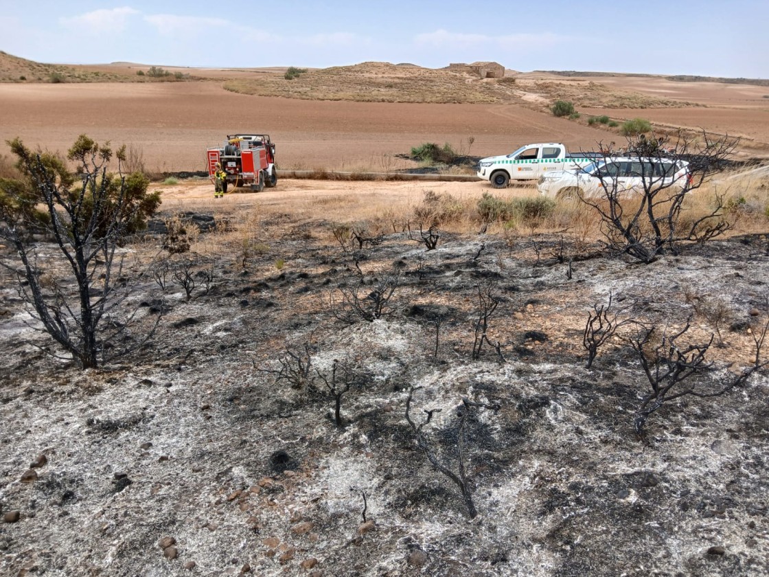 Controlado un pequeño incendio en la zona del Plano de Alcañiz