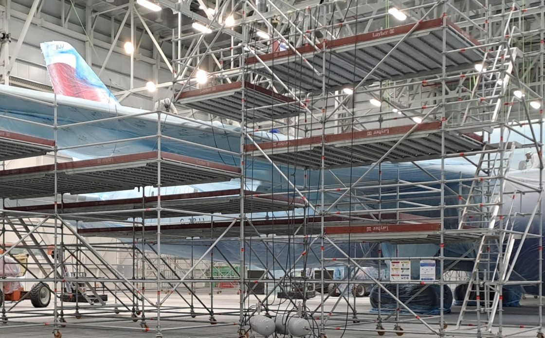 IAC prevé pintar aviones nuevos en el segundo hangar del aeropuerto