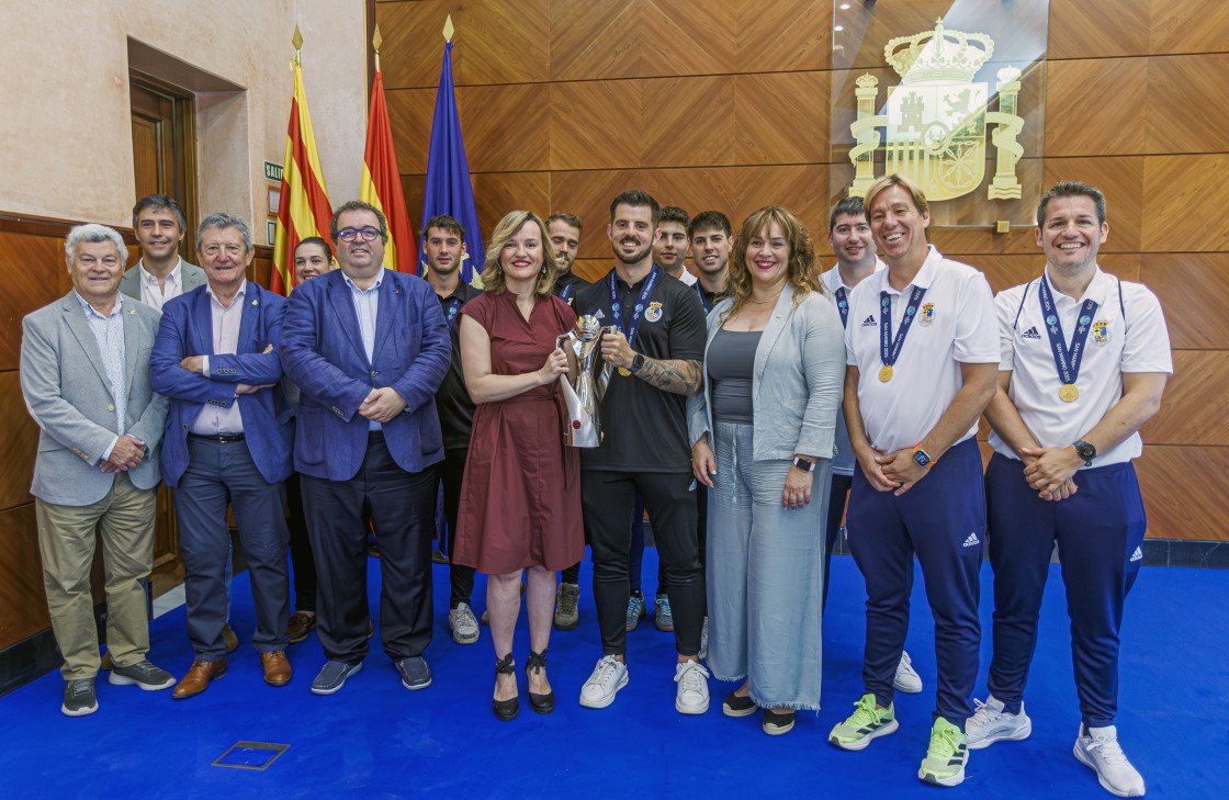 La ministra Pilar Alegría reconoce el hito europeo de la Aragonesa