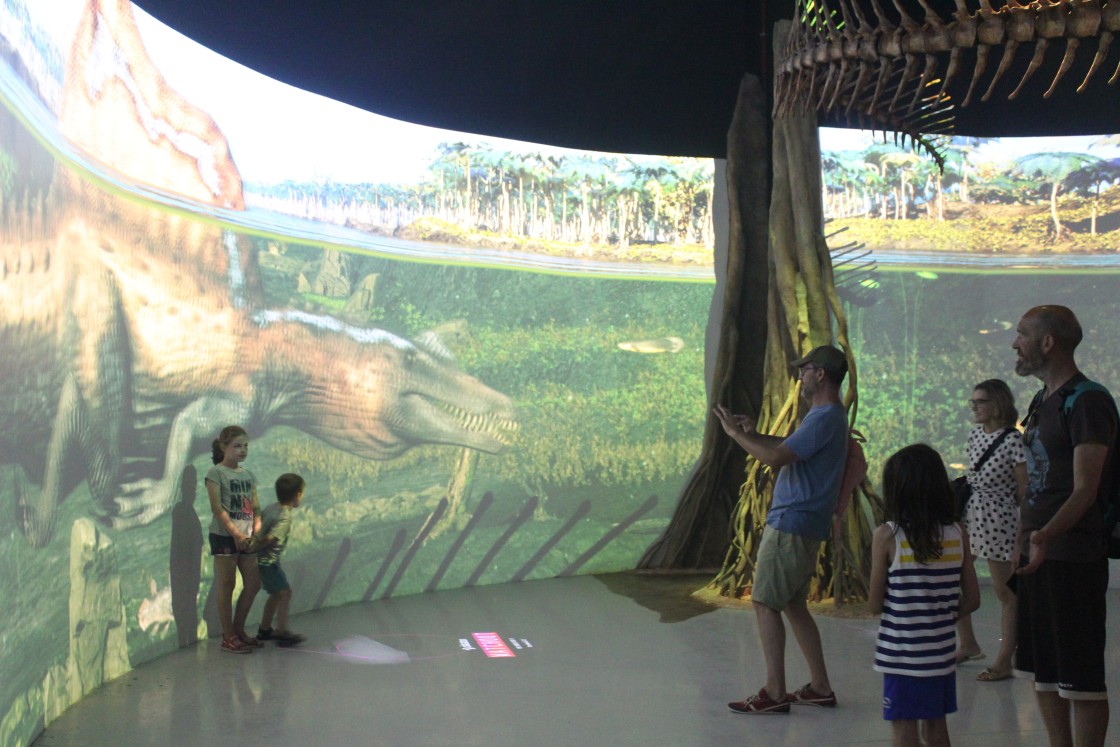 El nuevo rey de los dinosaurios en el cine dejó también su registro en los yacimientos de la provincia