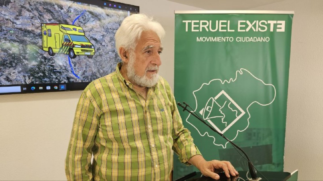 El Movimiento ciudadano Teruel Existe denuncia que la UVI móvil en Teruel no tiene médico el 30% del servicio