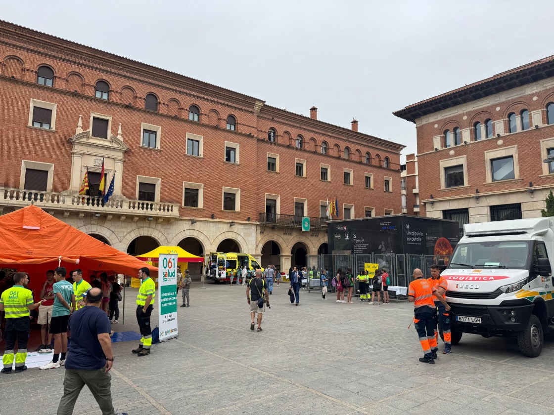 Teruel acoge un taller de educación sanitaria del 061 Aragón