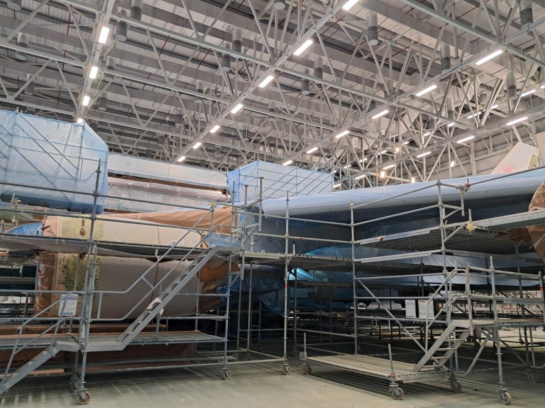 El aeropuerto amplía la concesión del hangar de pintura a IAC a 40 años