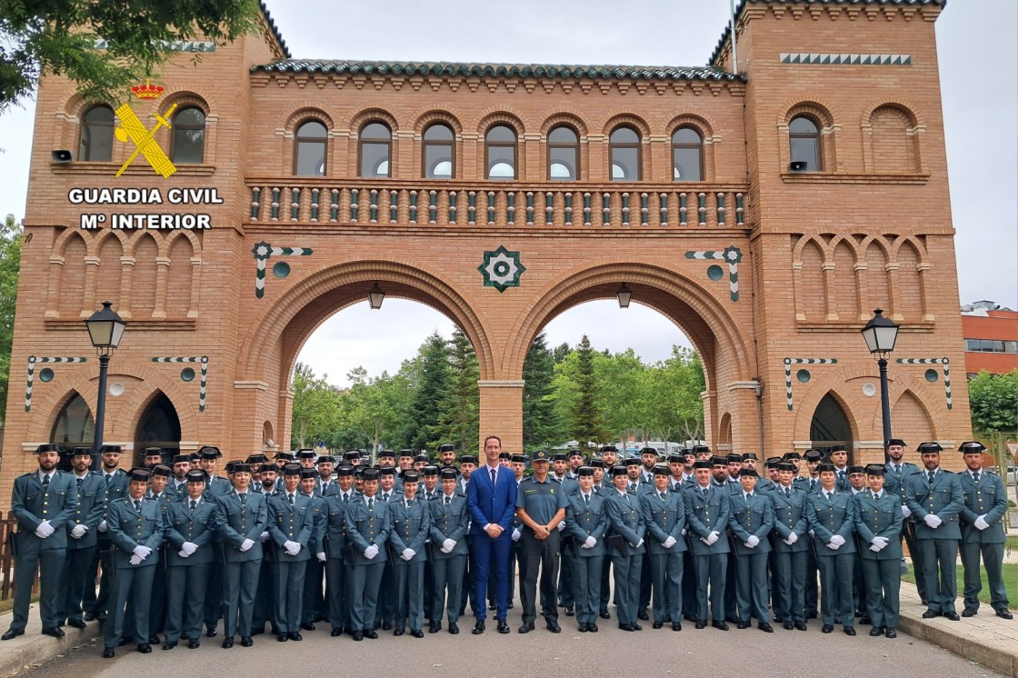 Incorporados 63 guardias civiles alumnos en la Comandancia de Teruel