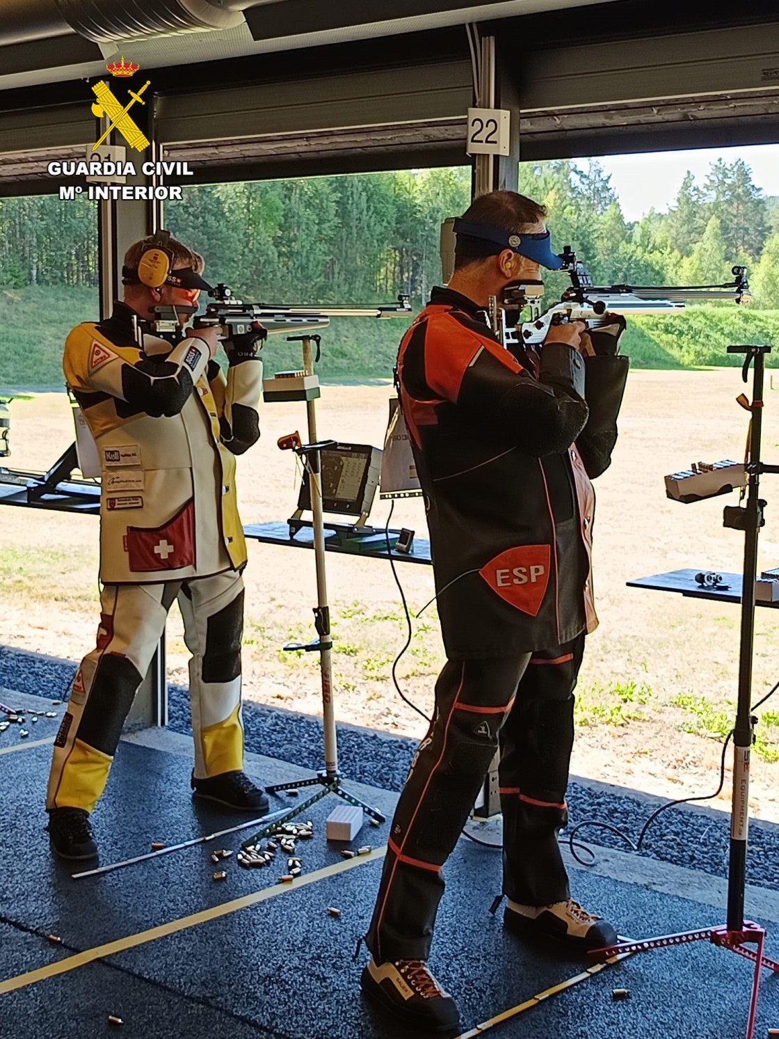 Dos guardias civiles de Teruel rinden en el Campeonato del Mundo Militar de Tiro