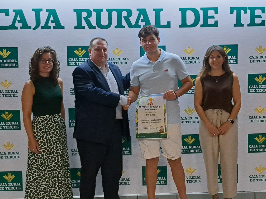 Un innovador itinerario micológico en Noguera de Albarracín gana la primera edición de 'Mi Proyecto Sostenible Tiene Premio' de Caja Rural de Teruel