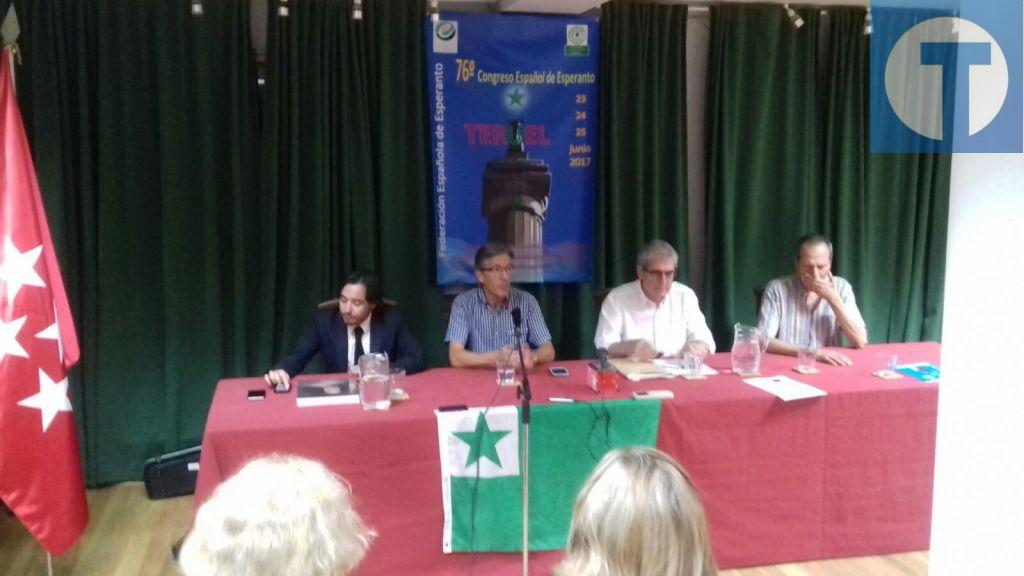 El Congreso Nacional de Esperanto de Teruel se presenta en Madrid
