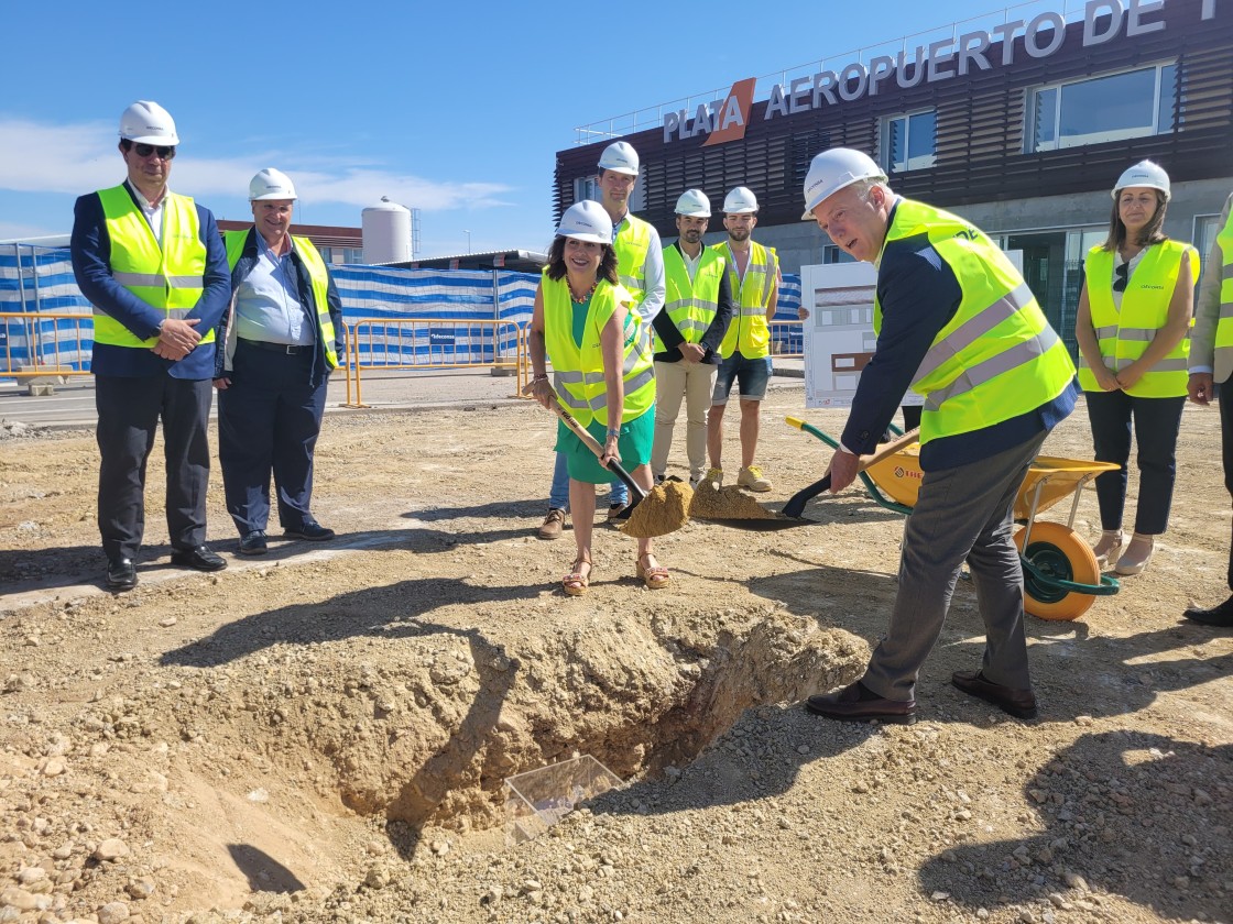 Comienzan las obras de ampliación de la terminal del Aeropuerto de Teruel para favorecer su expansión y crecimiento