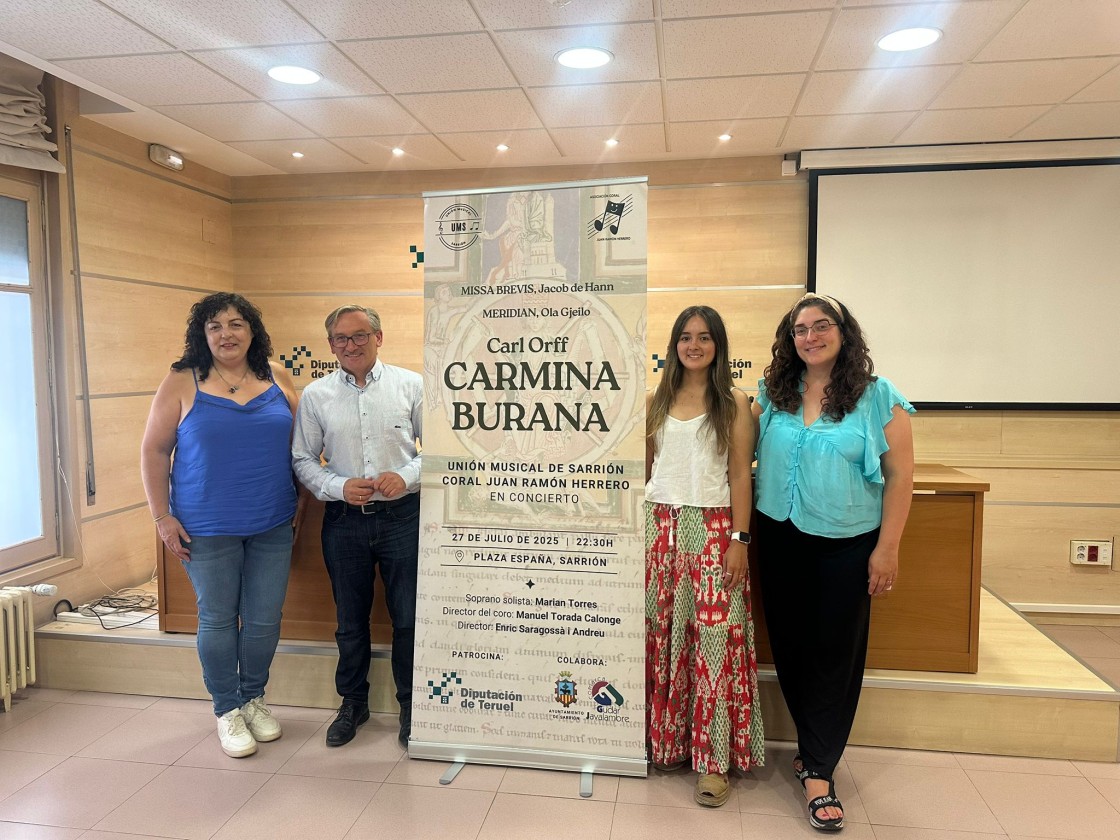 La banda de Sarrión se une a un coro de Castellón en un concierto sinfónico