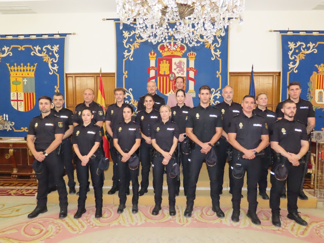 La Policía Nacional amplía su plantilla con 18 agentes en Teruel