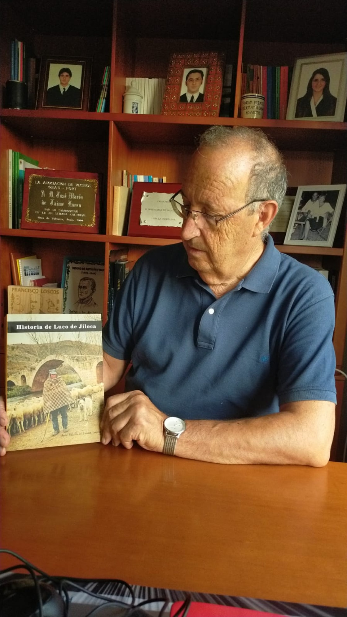 José María de Jaime Lorén, autor del libro ‘Historia de Luco de Jiloca’: “Luco no es un pueblo que tenga grandes singularidades, pero hay unas cuantas fechas importantes”
