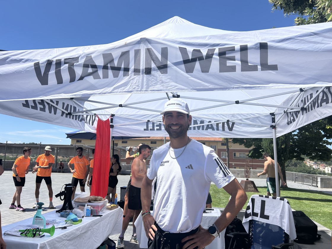 El famoso atleta Sergio Turull corre  en Teruel para su proyecto ´50-50-50´