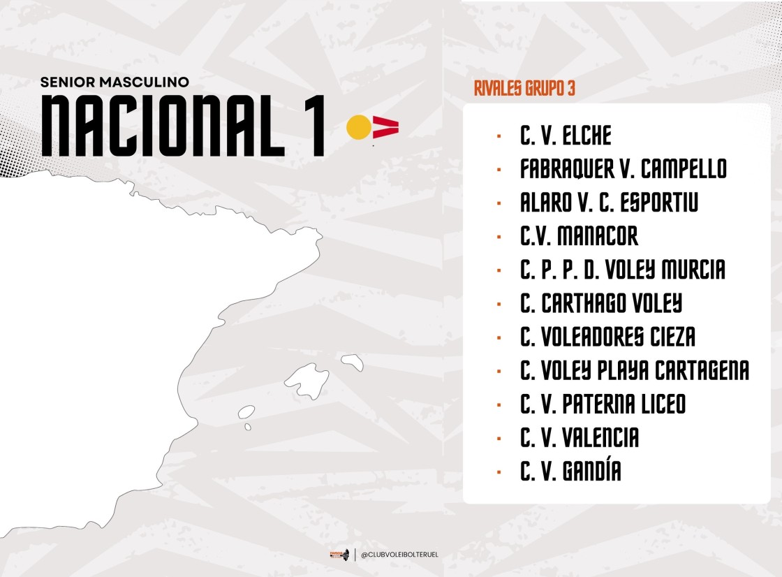 El sénior de Pamesa se encuadra en el grupo 3 de Nacional, el del Levante