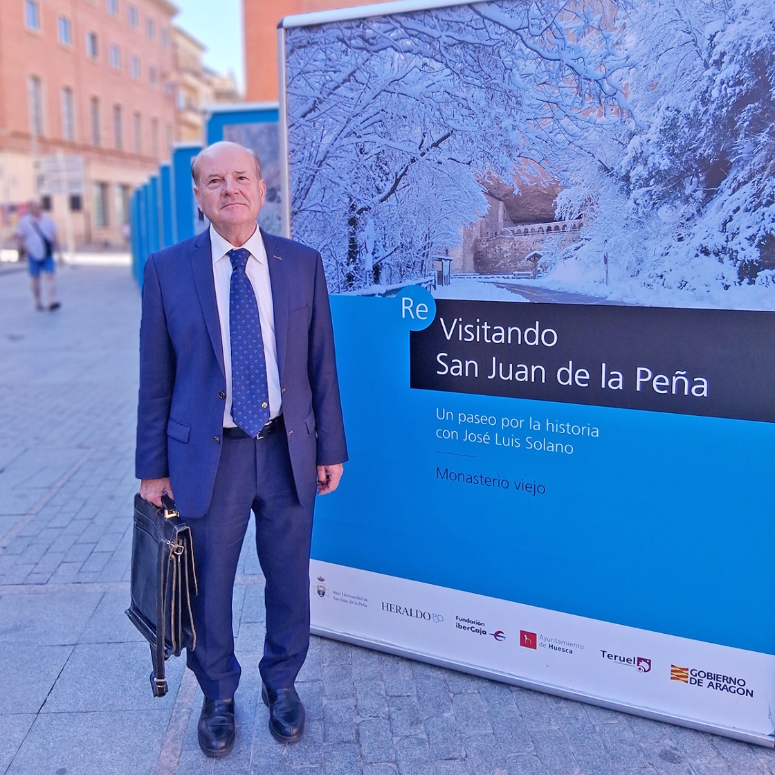 Félix Longás, hermano mayor de la hermandad de San Juan de la Peña: “No se entiende el paisaje de San Juan de la Peña sin su monasterio ni este sin su paisaje”