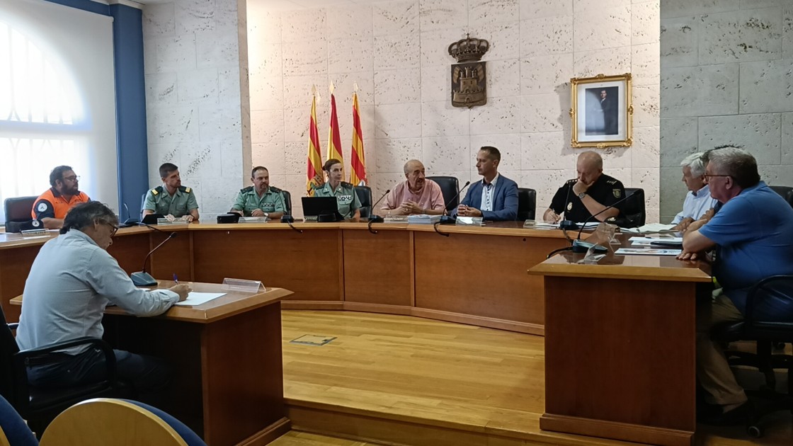 Establecido el dispositivo de seguridad para las fiestas patronales de Calamocha con Guardia Civil, Bomberos, Policía Nacional y Protección Civil