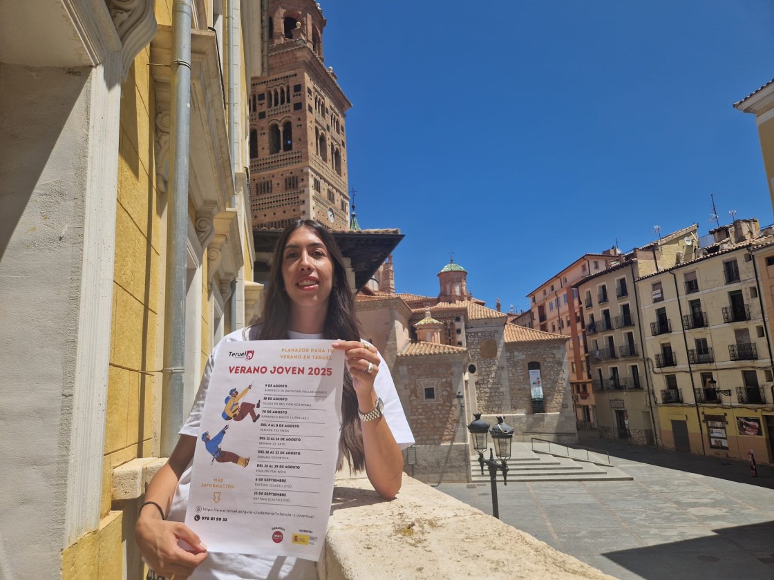 El Ayuntamiento tiene “un planazo” para todos los jóvenes turolenses este verano 2025