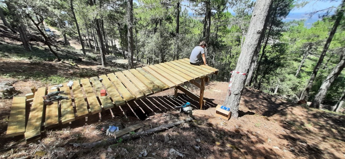 El proyecto del Bike Park de Fuentespalda estará terminado antes de que acabe el año