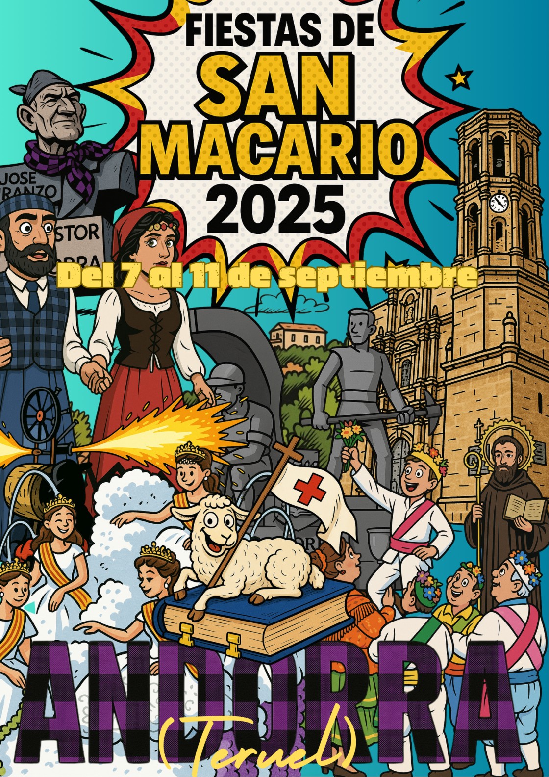 Sergio Blasco firma el cartel de las fiestas de Andorra de este año