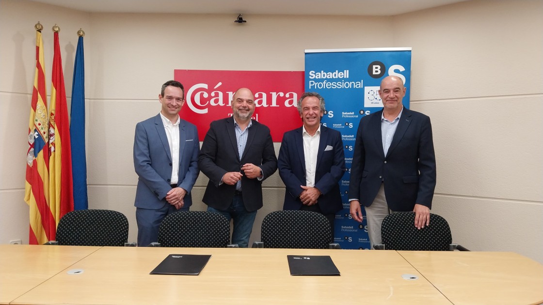 Banco de Sabadell y Cámara de Comercio mantienen su compromiso con las empresas de Teruel para ofrecer  líneas de apoyo