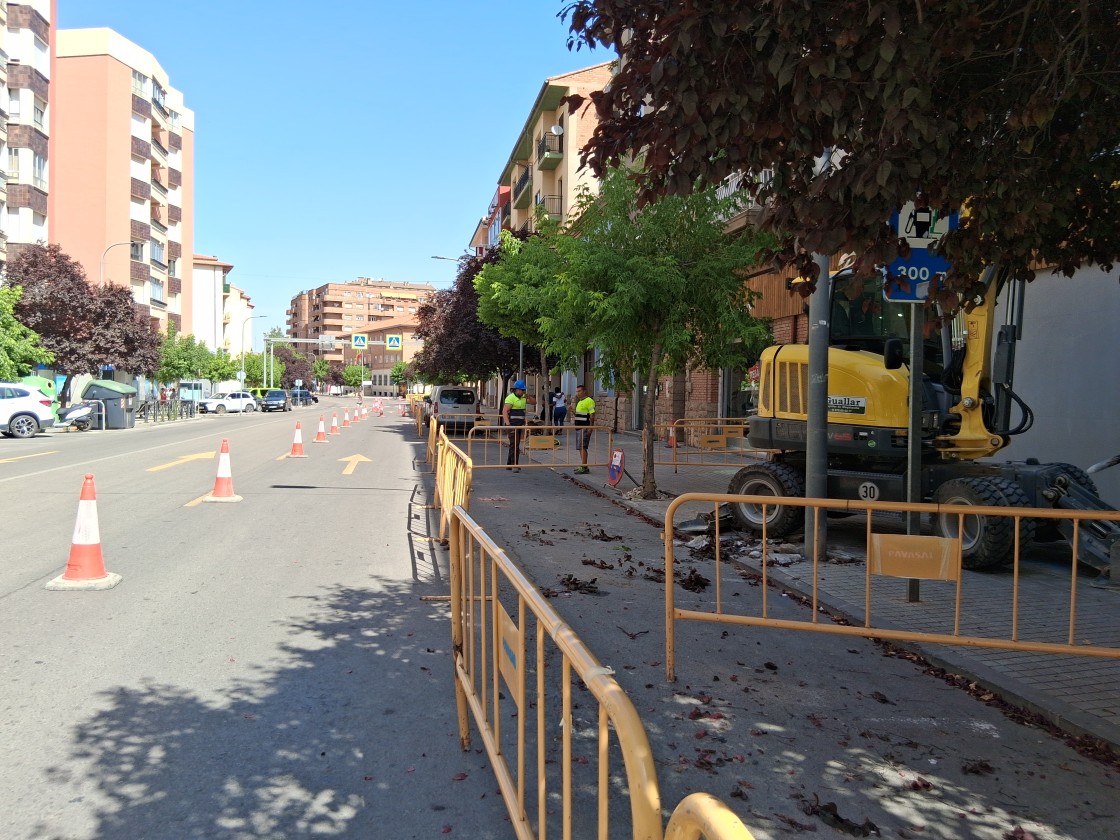 Comienza un nuevo tramo de las obras de la avenida Sagunto que obligará a nuevas desviaciones de tráfico