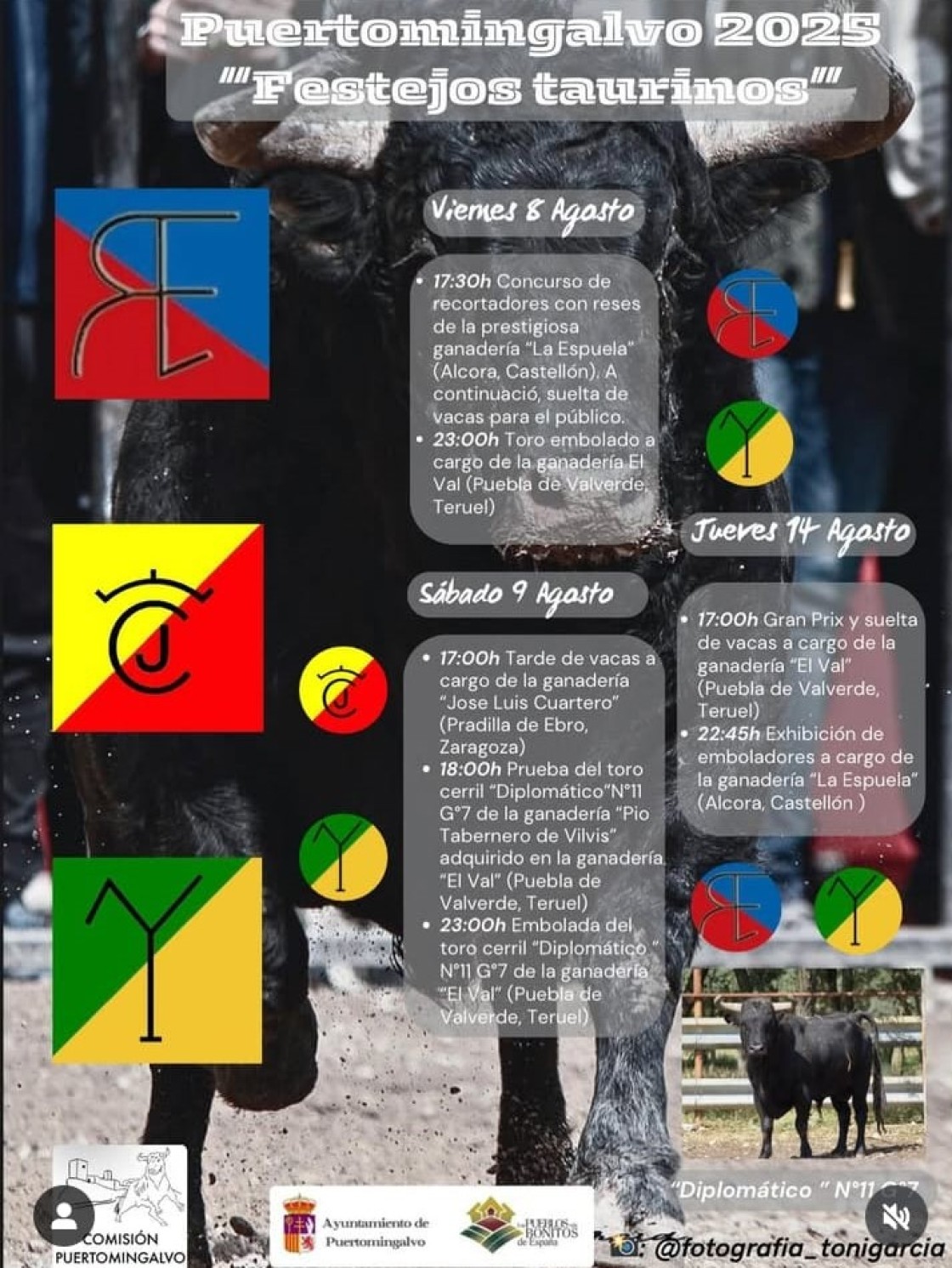 Puertomingalvo, con un completo cartel taurino este fin de semana