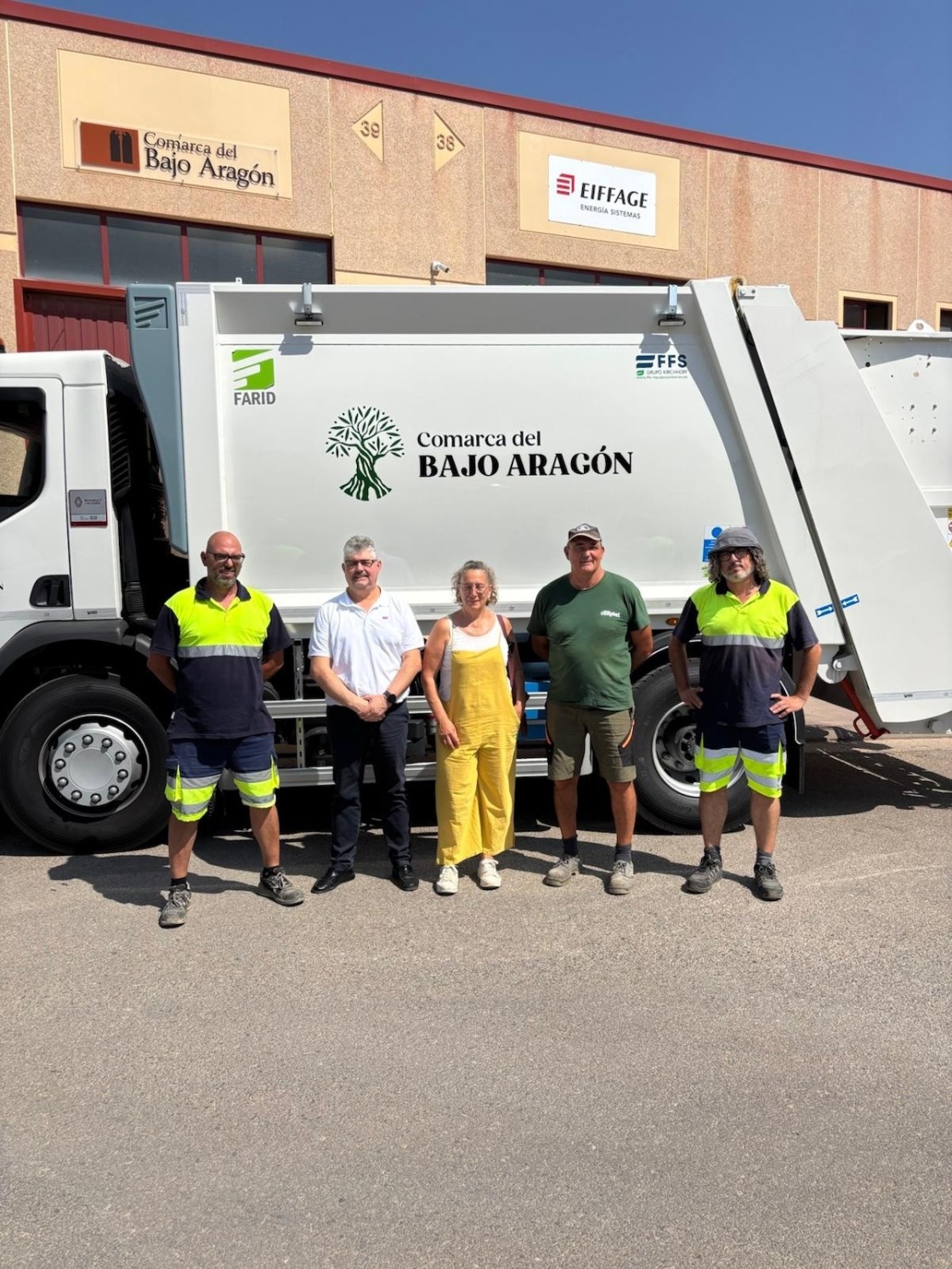 La Comarca del Bajo Aragón compra un nuevo camión recolector RSU