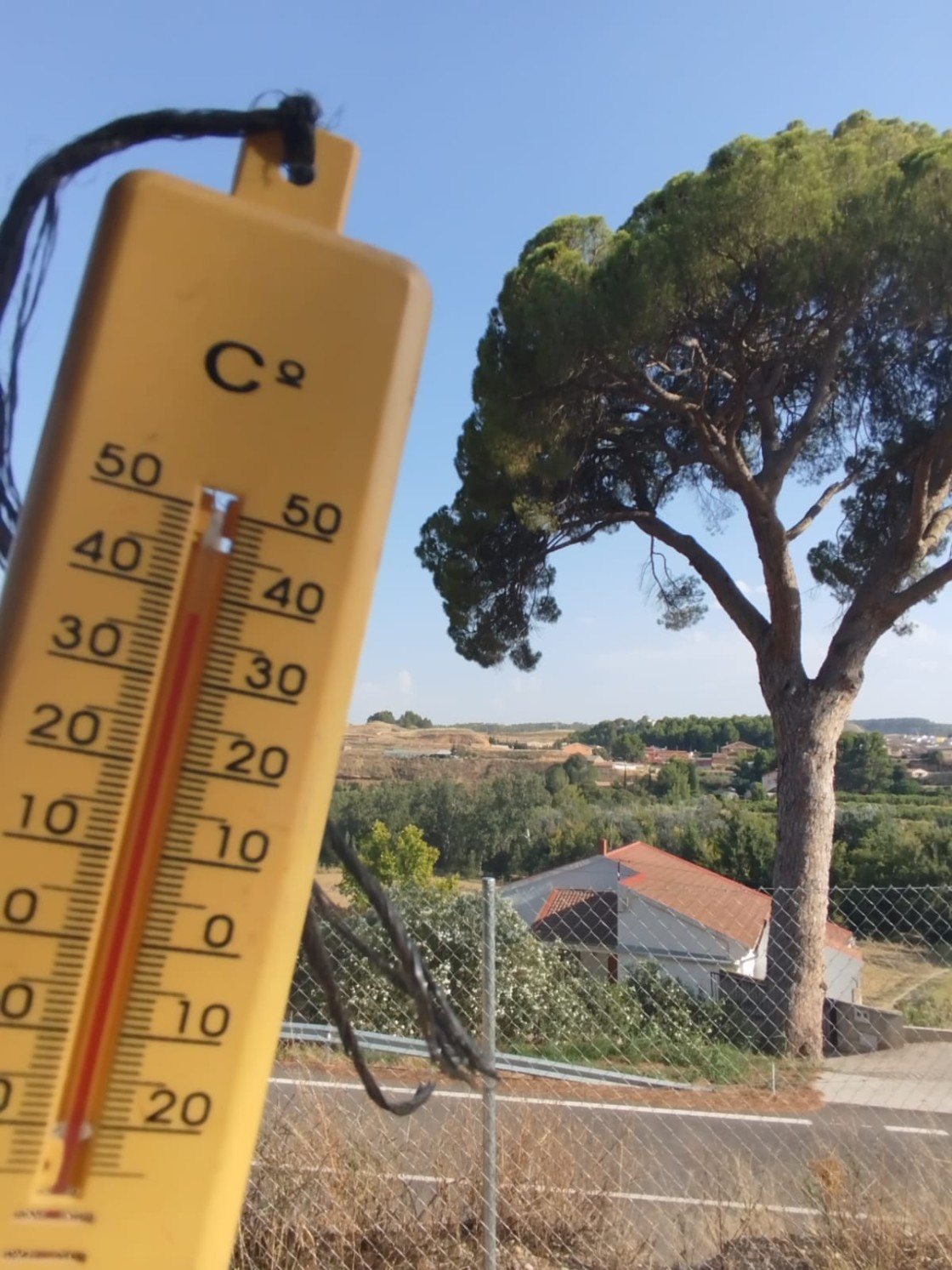 Híjar registra 43,9ºC, la segunda temperatura más alta de España