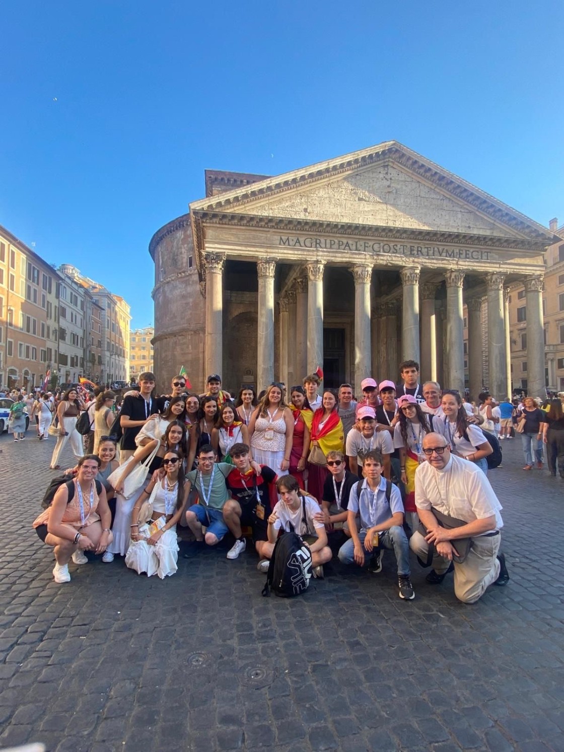 En torno a medio centenar de turolenses asisten al Jubileo de los Jóvenes en Roma