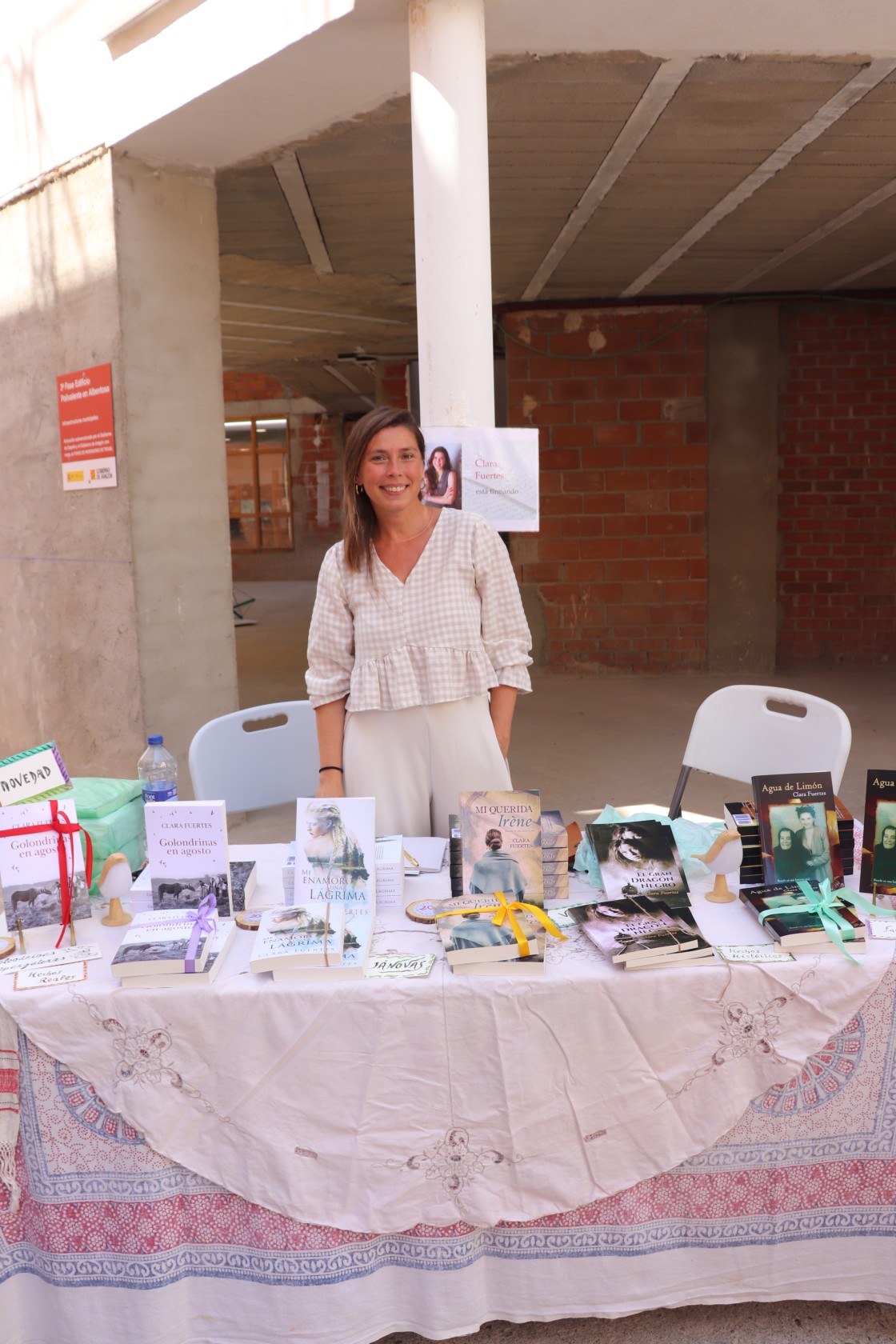 Clara Fuertes, escritora: “Me emocionan las historias  de mujeres, que simplemente  me llegan y que siempre elijo”