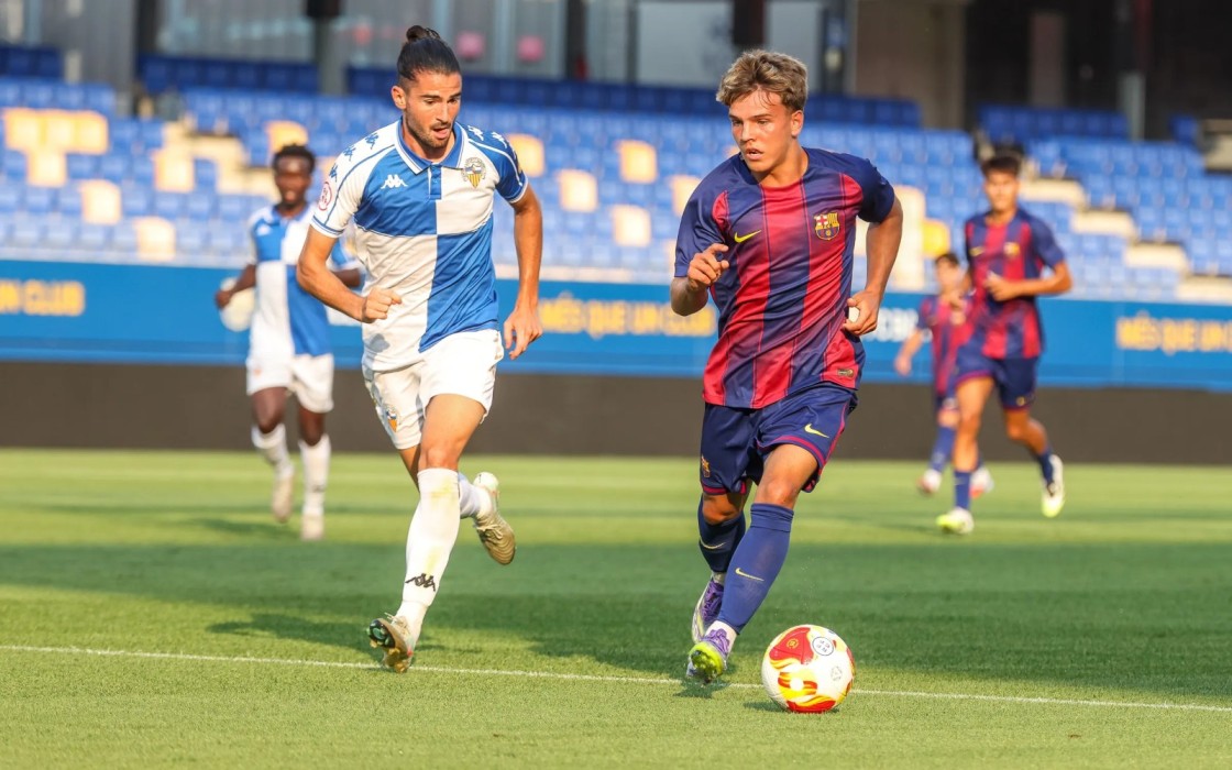Juan Hernández, con el foco puesto en la Intercontinental sub-20 con el Barça B
