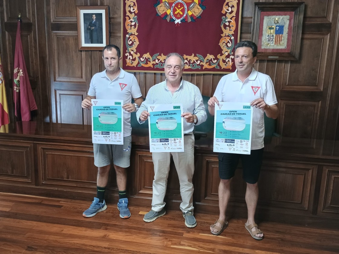 El Open Ciudad de Teruel de tenis da comienzo con un total de 19 jugadores en la pista