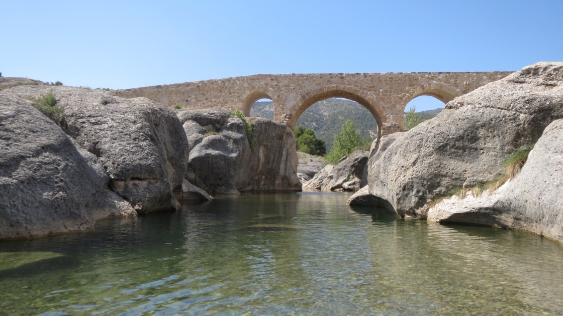 El Ayuntamiento de Aguaviva desaconseja el baño en el paraje de Cananillas del río Bergantes