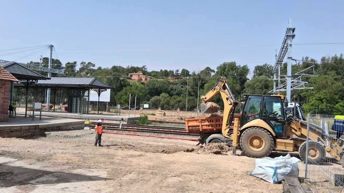 Comienzan las obras de supresión del paso a nivel en la estación de tren de Teruel