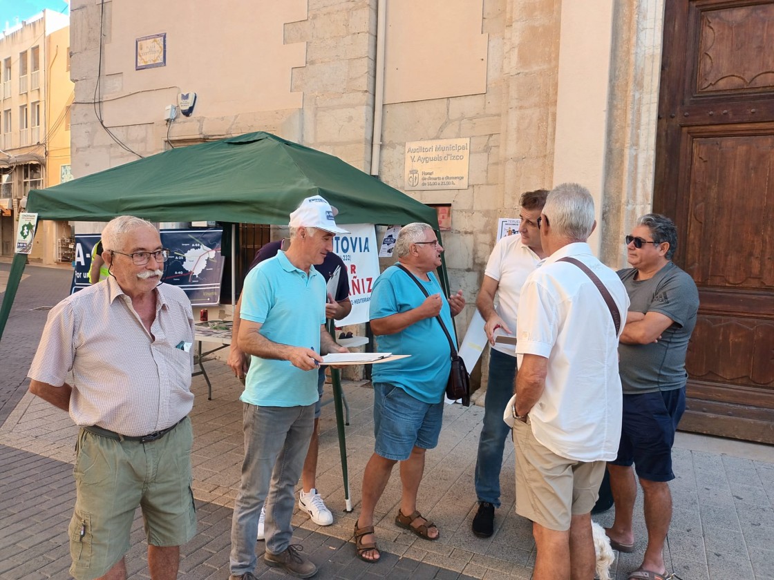 Teruel Existe recaba apoyos en Vinaròs para reclamar la construcción de la A-68