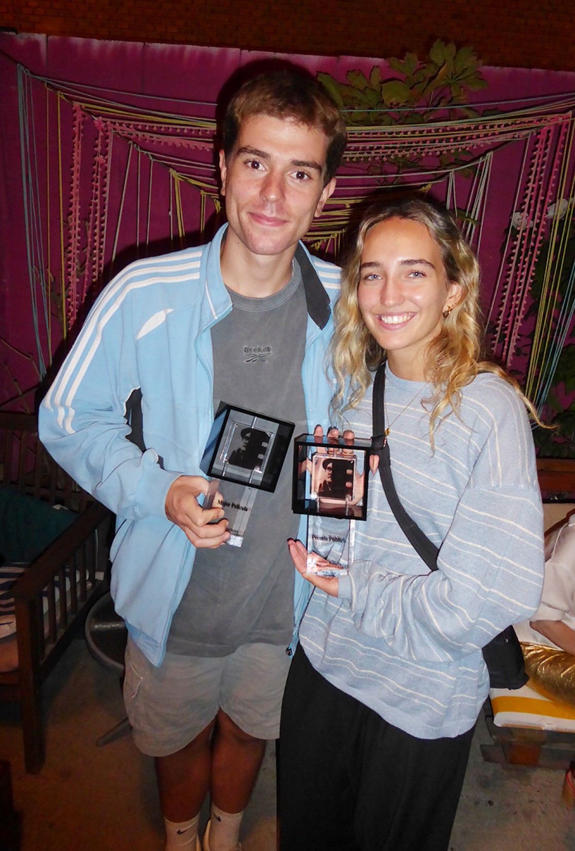Ángela Giner y Miguel Gómez, ganadores del VIII Rally Desafío Buñuel: “Los premios los agradecemos, pero lo mejor es que todos hemos quedado contentos con el corto”
