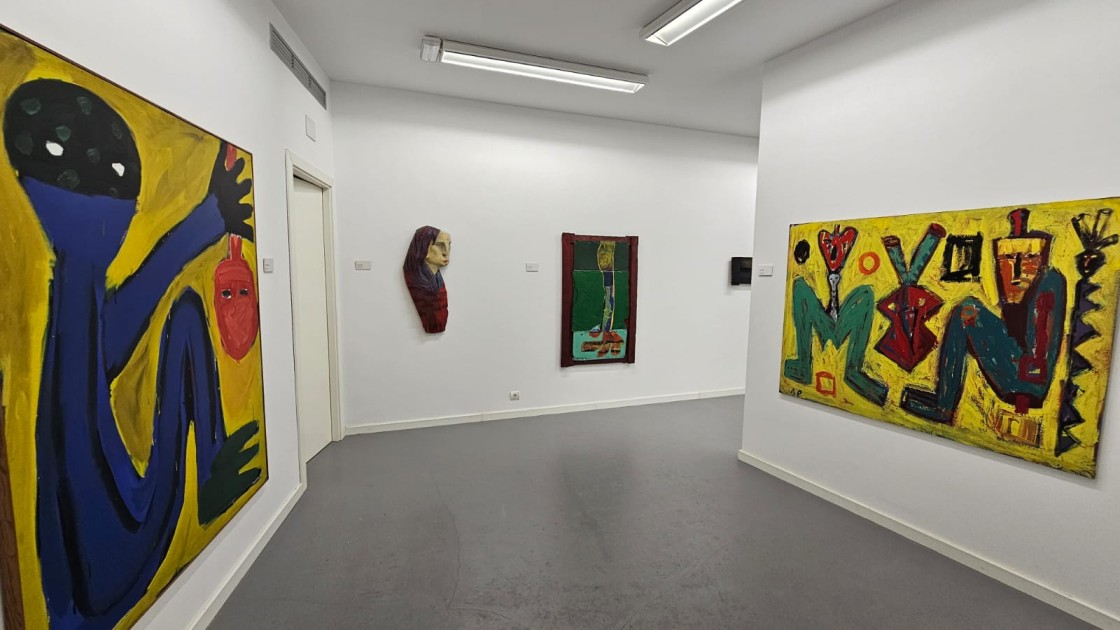 El arte de los 80, a debate en la jornada de la Fundación German López y Marián Sanz en la subsede del Museo de Teruel en Cretas