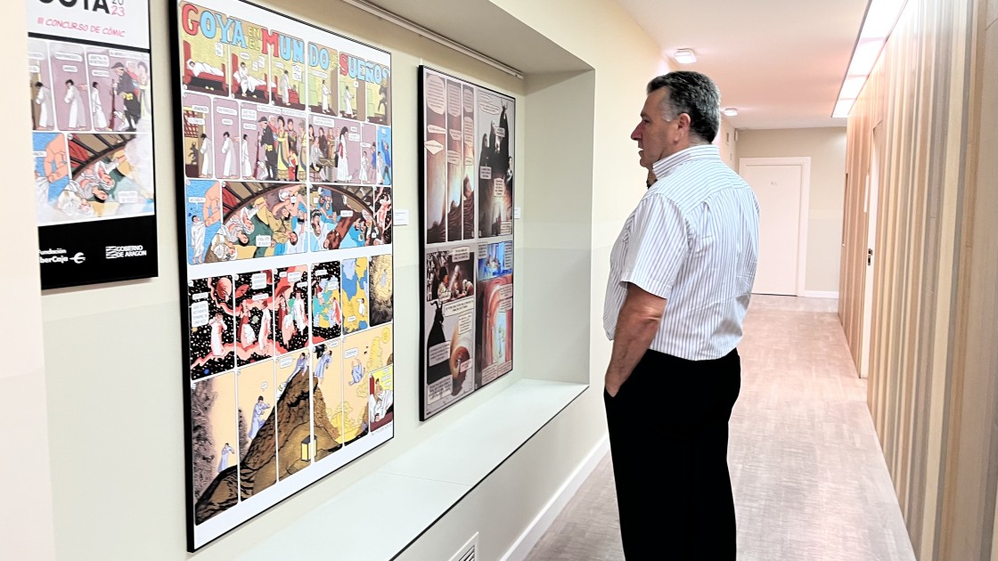 Fundación Ibercaja une a Goya con el noveno arte en una exposición en Teruel
