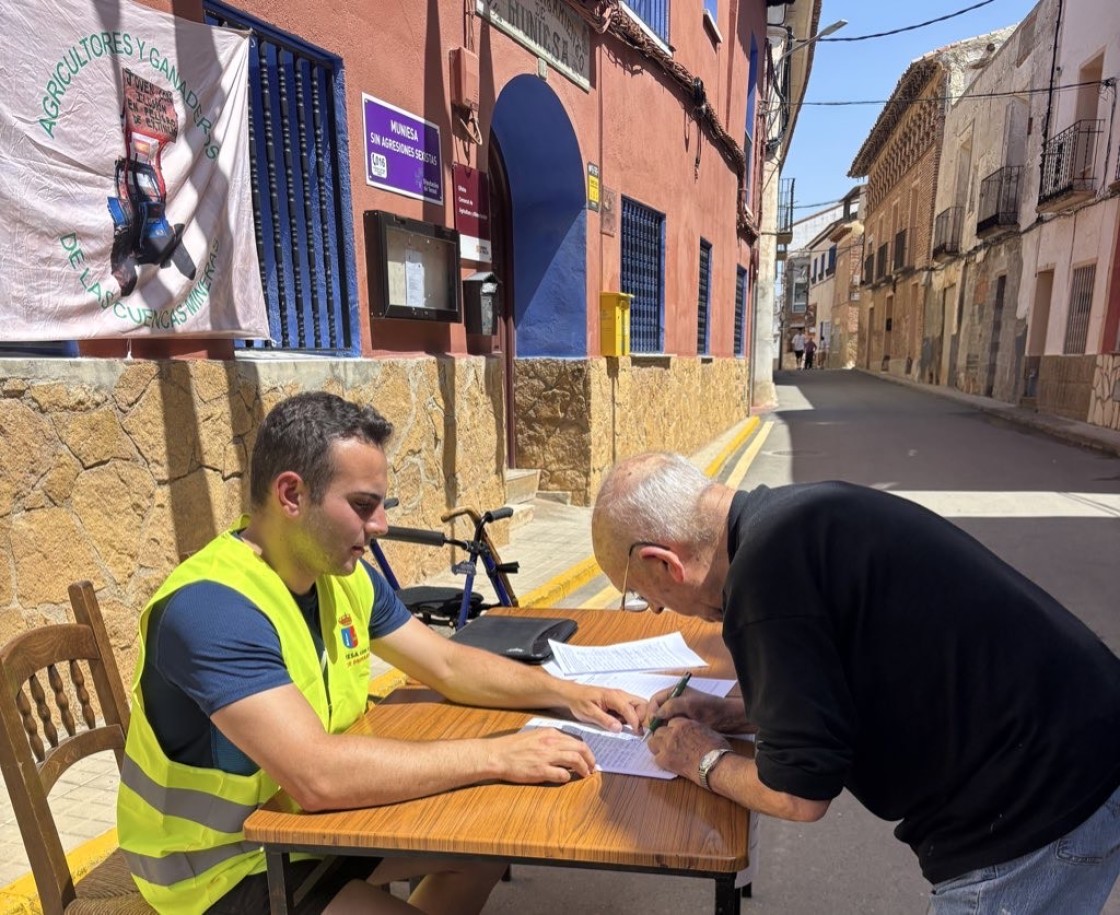 Recogen asi 600 firmas exigen recuperar el servicio de la Oficina Comarcal Agroambiental de Muniesa