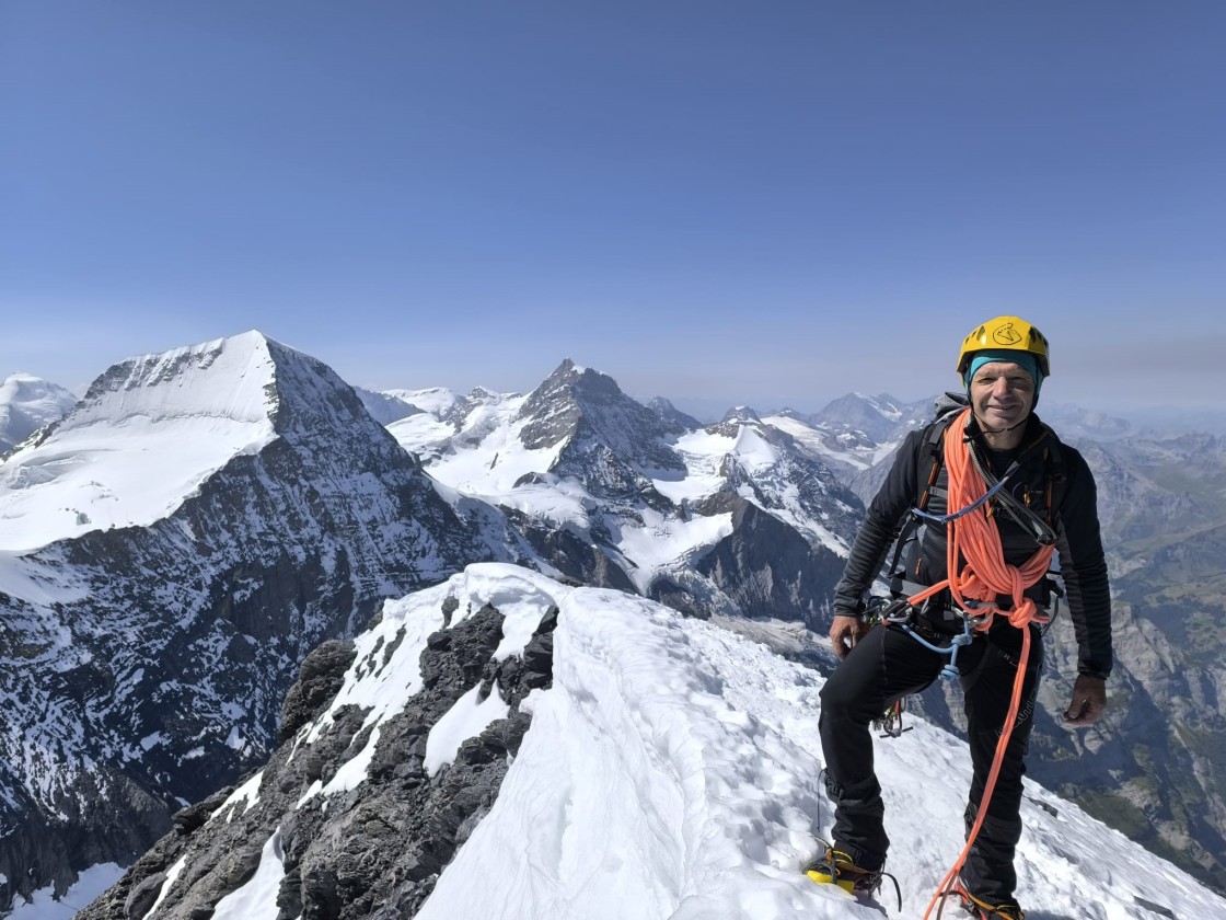 Javier Magallón conquista el Eiger en los Alpes Berneses