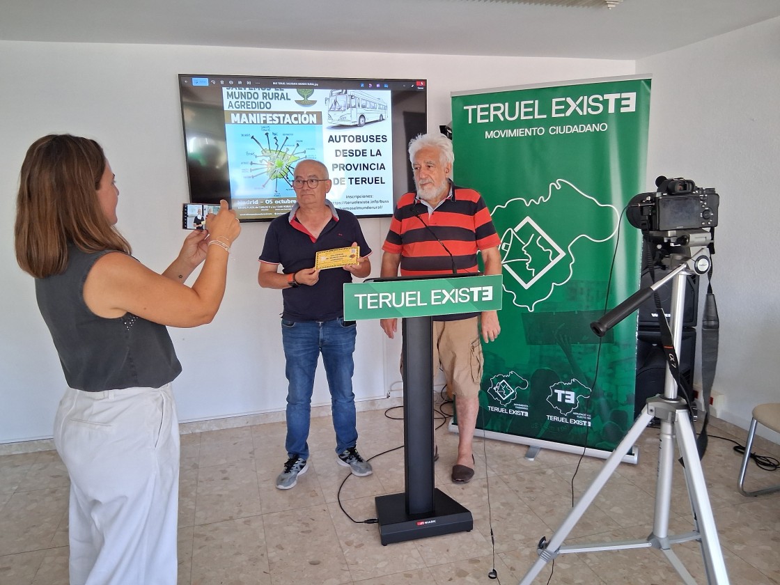 El movimiento Teruel Existe se suma a la manifestación del próximo 5 de octubre
