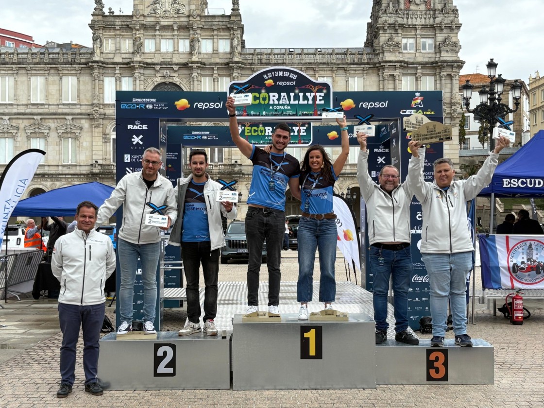 Laura Aparicio, campeona de España del ECO-Rallye tras reinar en la prueba de A Coruña