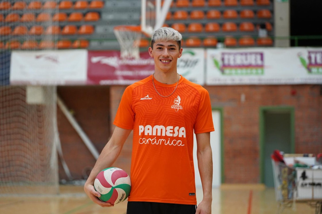 Germán Gómez, jugador del Pamesa Teruel: “Mi objetivo es jugar la final de la Superliga y salir campeón”