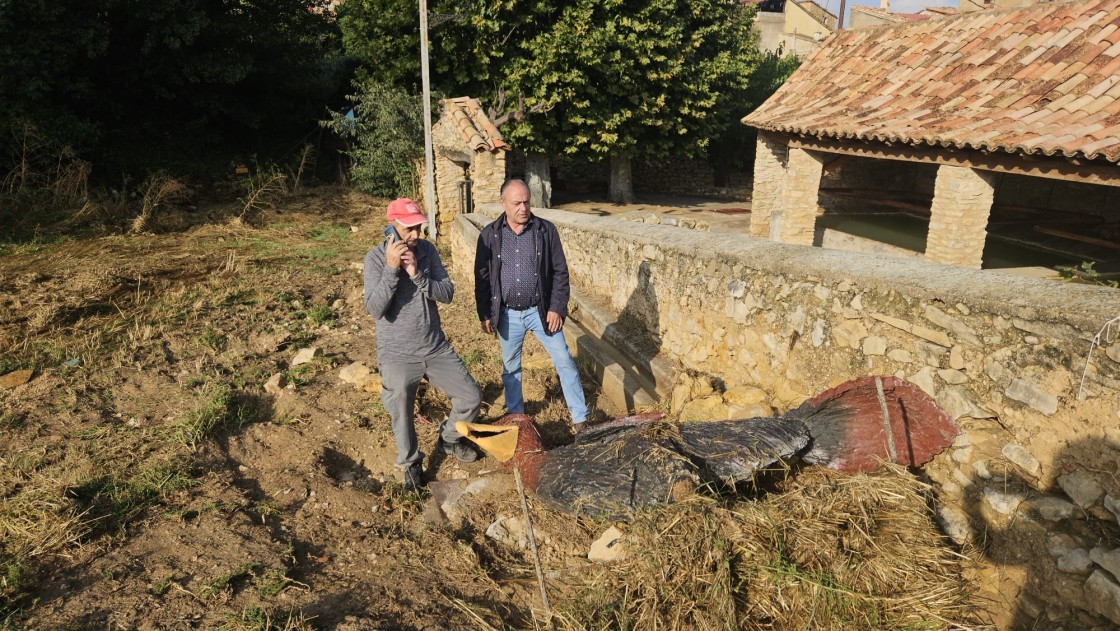 Las Parras de Castellote contará con la colaboración de la DPT para reparar los daños tras la fuerte tormenta